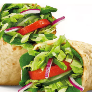 "Delicious Frankie wrap filled with spiced vegetables, grilled meat, and fresh toppings, all wrapped in a soft, warm flatbread."